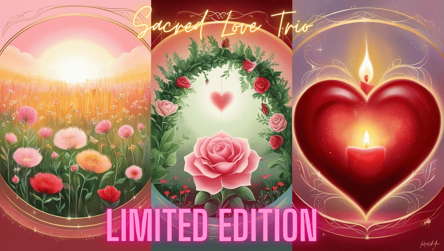 Sacred Love Trio: The Heart’s Journey in Flame - Scent & Silk