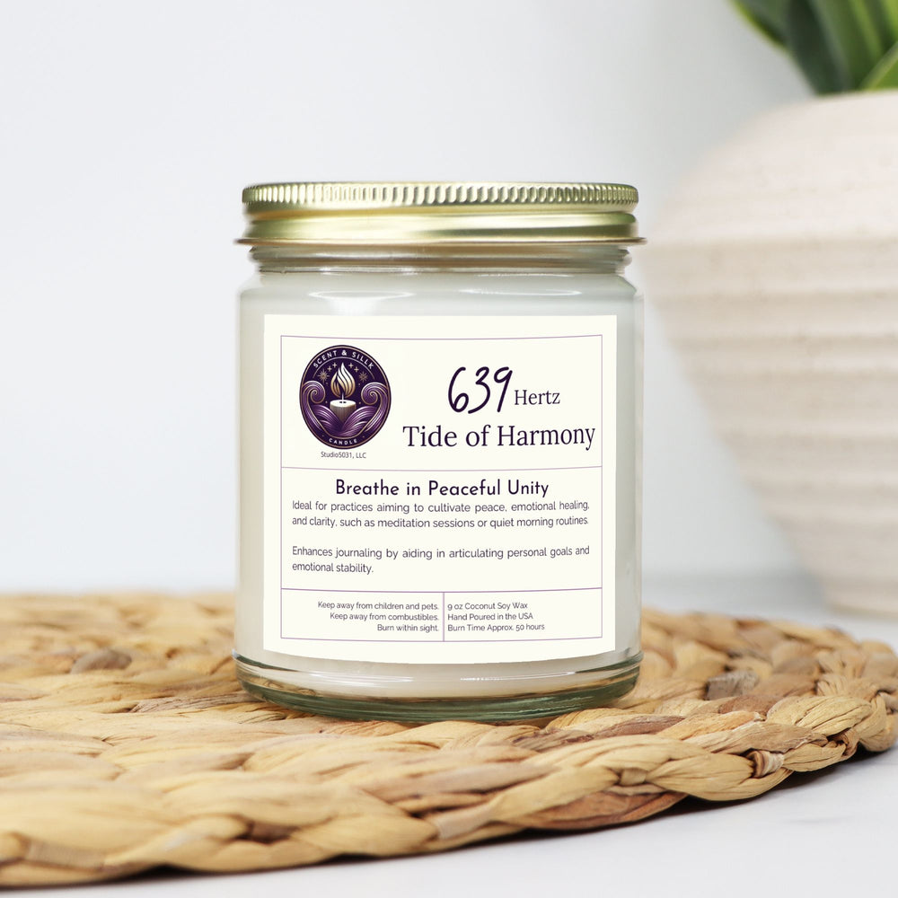 Tide of Harmony: 639 Hz Manifestation Candle