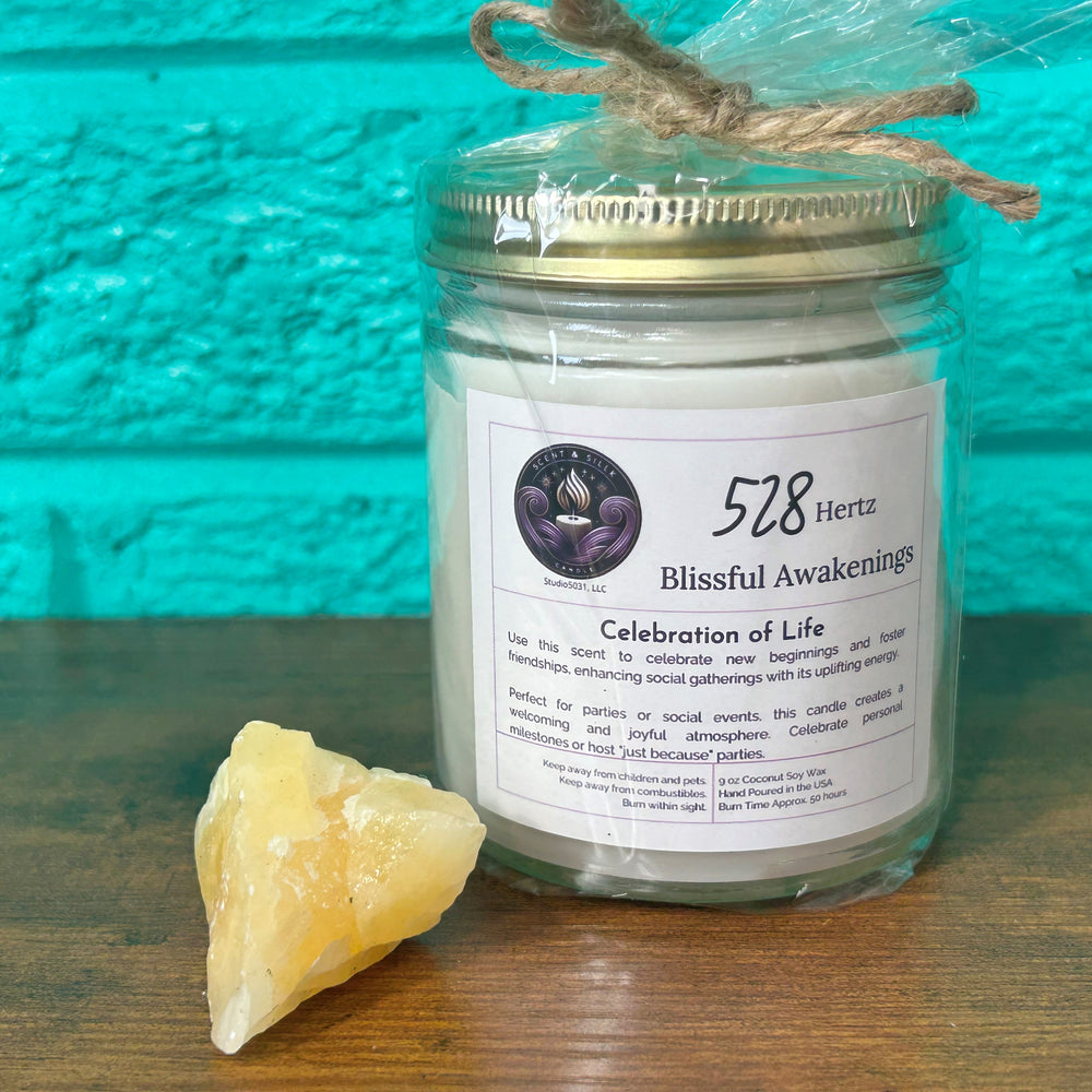 
                  
                    Blissful Awakenings: 528 Hz Manifestation Candle
                  
                